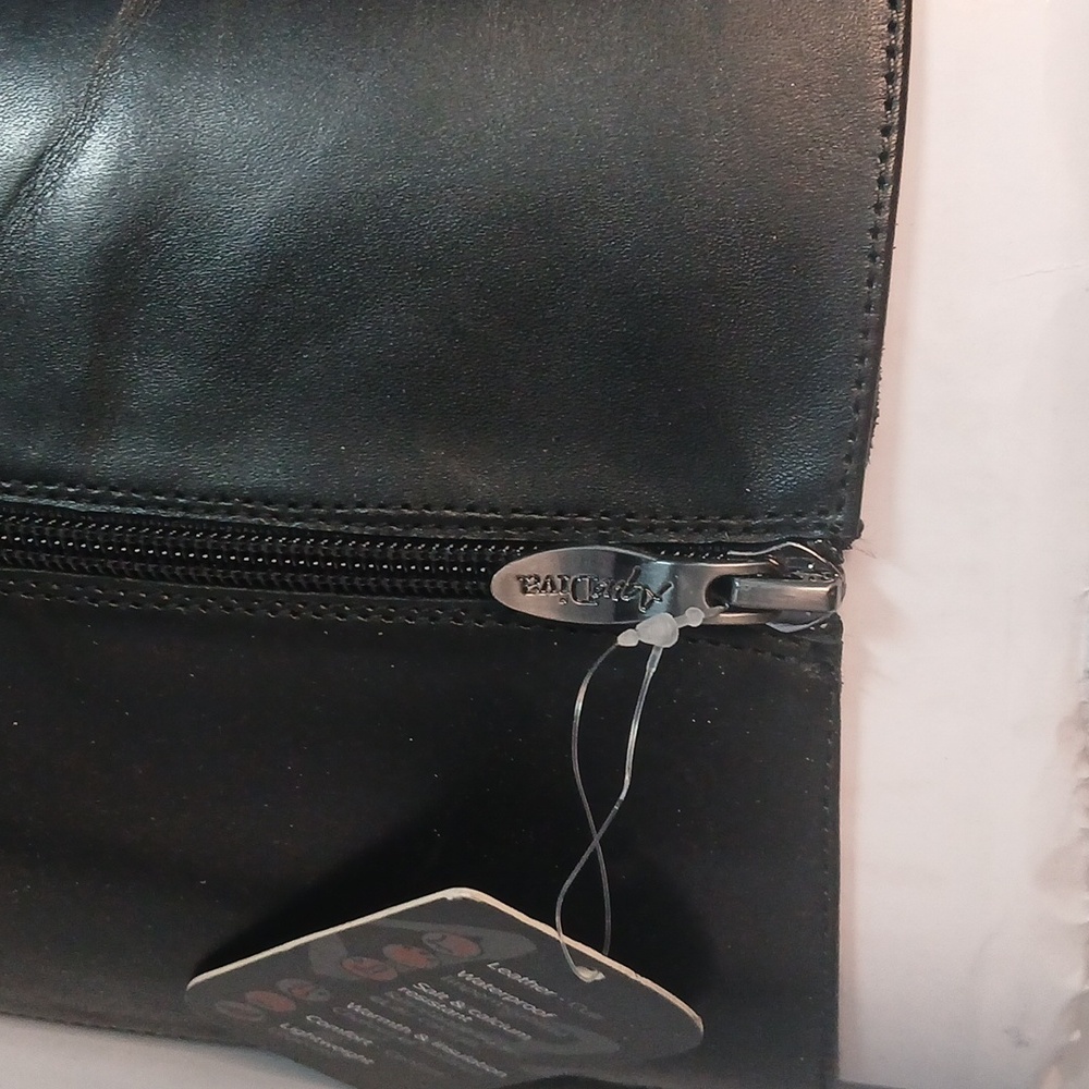 AquaDiva Black Riding Leather Boots - Picture 2 of 5